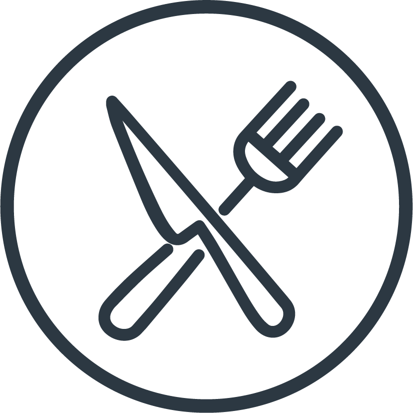 idocatering website  icon - food cutlery