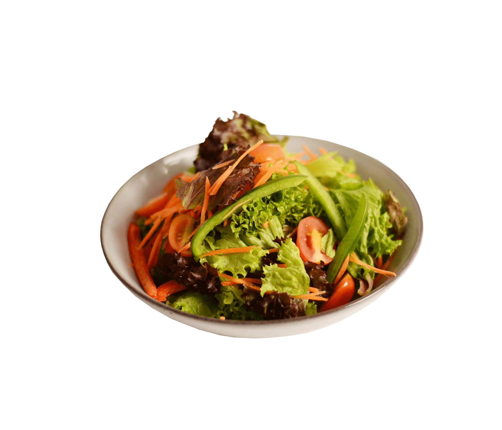 idocatering fresh garden mixed salad served on white plate for a catering event 2