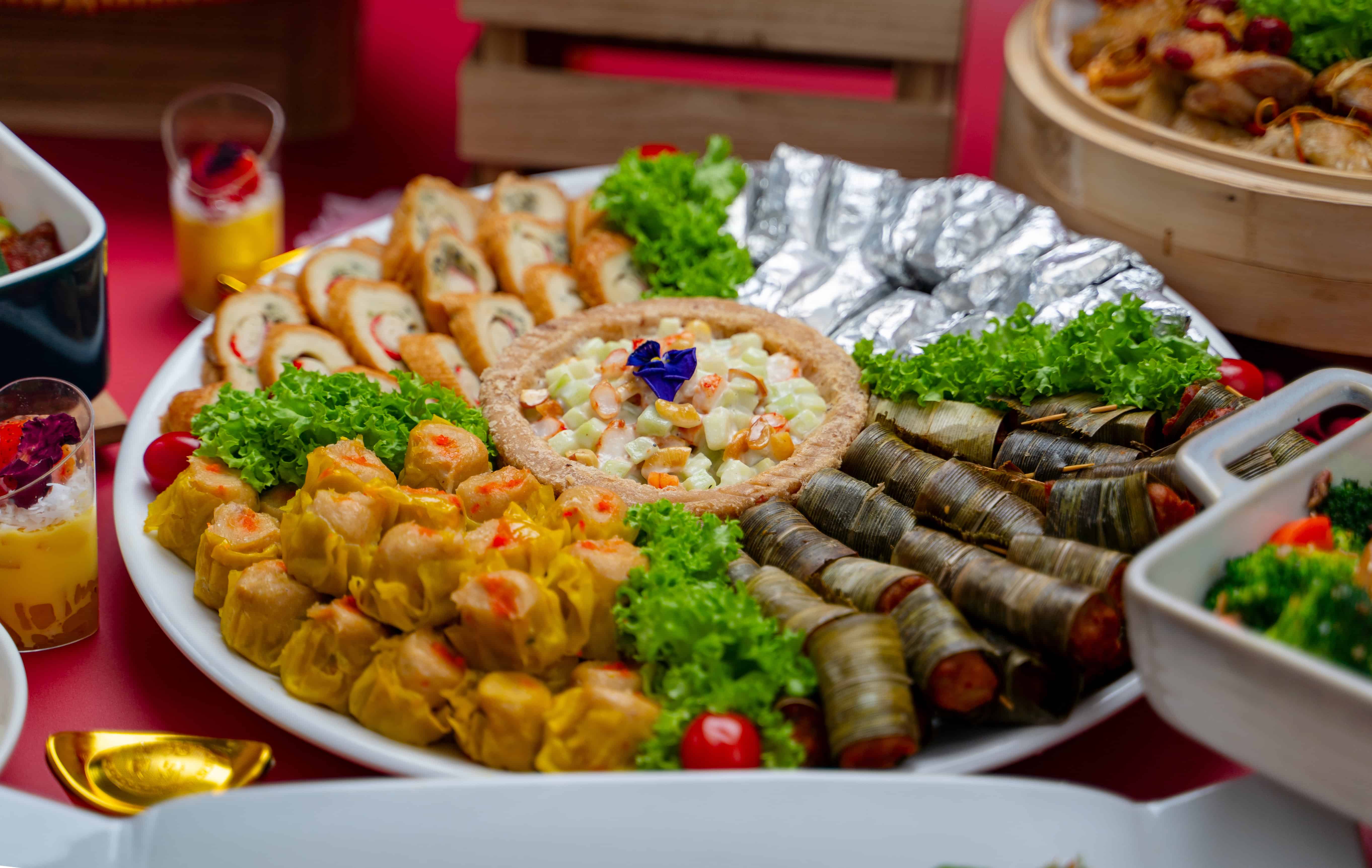 新年自助餐拼盘