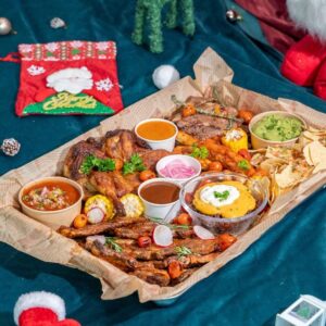 Smoky Grillhouse Set - Christmas Menu Catering 2025 by Idocatering